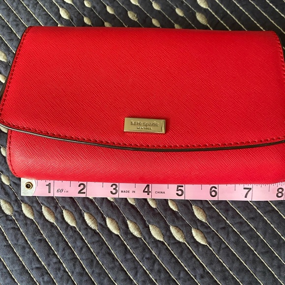 Like new Kate Spade crossbody. Red. - Picture 6 of 7